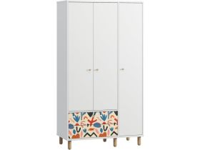Шкаф детский Трикси 3-105x190 Аппликация