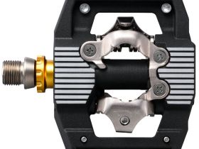 Контактные MTB педали Shimano Saint PD-M821 SPD с шипами (черный)