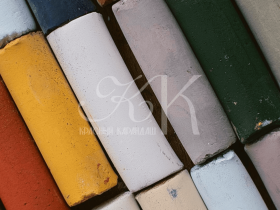 Пастель сухая Гамма, №222 красная светлая