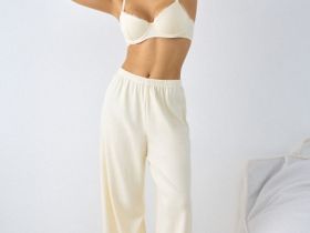 Бюстгальтер с формованными чашками, Желтый