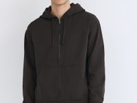 Базовая толстовка на молнии, Коричневый