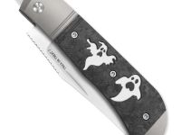 Складной нож Kizer Halloween Trestle, сталь 14C28N, рукоять титан/карбон, ограниченное издание