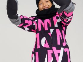 Зимние варежки для девочки