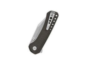 Складной нож QSP Kestrel, сталь Sandvik 14C28N, рукоять микарта, коричневый