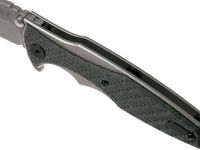 Складной нож Zero Tolerance 0393GLCF, сталь CPM-20CV, рукоять титан/карбон