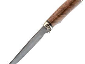 Нож Легионер, сталь дамаск, рукоять орех