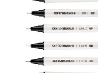 Набор ручек капиллярных SKETCHMARKER 6шт (0.05, 0.1, 0.2, 0.3, 0.4, 0.5мм) NEW