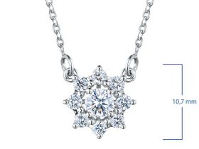 Колье из белого золота э4712кл07163700