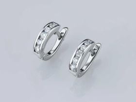 Серьги из белого золота э4712сг05102300