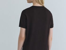 Джемпер с коротким рукавом, Коричневый