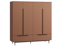Распашной шкаф Квелен 4-192x200 Терракотовый