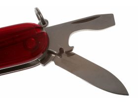 Нож перочинный Victorinox Spartan, сталь X55CrMo14, рукоять Cellidor®, полупрозрачный красный, 12 функций, 91мм
