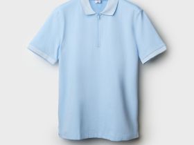 Джемпер трикотажный с воротником поло для мужчин