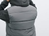 Жилет с воротником-стойкой и накладными карманами, Зеленый