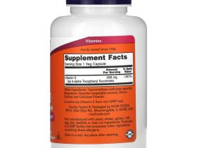 NOW Foods, витамин E-400, вегетарианский продукт, 268 мг (400 МЕ), 100 вегетарианских капсул