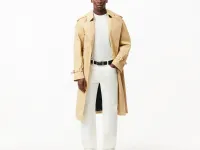 Двусторонний кожаный ремень Lacoste