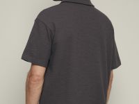 Поло из хлопка свободного силуэта