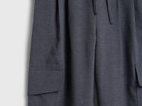 Брюки с карго-карманами для девочек, Серый