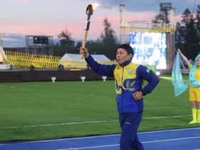 Игры начались. Зажжён огонь XXII Спартакиады по национальным видам спорта