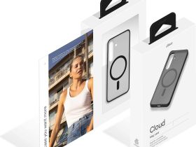 Чехол uBear Cloud Mag Case для Galaxy S25+, soft-touch черный