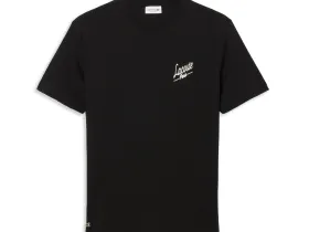 Мужская хлопковая футболка Lacoste классического кроя