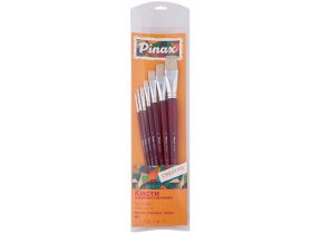 Набор кистей Щетина Pinax "Creative" 7 шт плоские