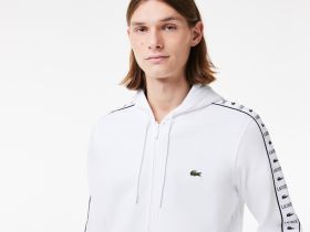 Мужская толстовка Lacoste стандартного кроя из хлопка на молнии