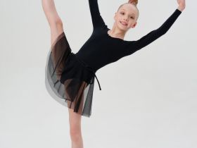 Юбка гимнастическая с запахом