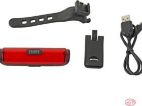Фонарь для велосипеда задний Author A-PILOT USB CobLed (красный черный)
