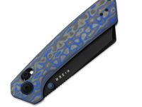 Складной нож Kizer Madrac, сталь Nitro-V, рукоять микарта, синий/черный