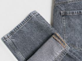 Прямые джинсы Straight, Серый