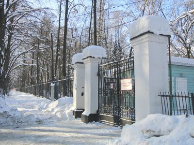 Ограда с пилонами ворот, конец XIX –начало XX века