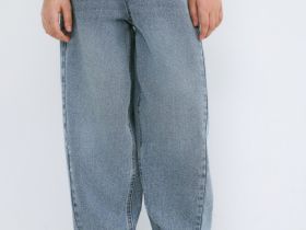 Джинсы Barrel для девочек, Голубой