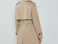 Длинный плащ, Бежевый