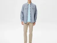 Мужская рубашка Lacoste из хлопка