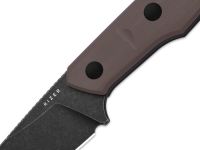 Туристический нож Kizer Splinter, сталь AEB-L, рукоять G10, коричневый/черный