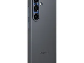 Чехол-накладка Kindsuit Case MagSafe для Samsung S25 искусственная кожа (черный)