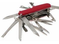 Нож перочинный Victorinox SwissChamp, сталь X55CrMo14, рукоять Cellidor®, красный