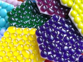 Стеклянная подставка под инструменты W6, цвет Нарцисс