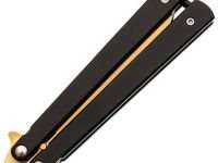 Нож-бабочка (балисонг) Кавалер, сталь 420, рукоять черный металл