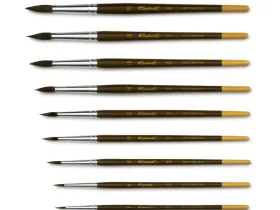 Кисть синтетика иммитация белки №18 круглая Sennelier "Petit-Gris" короткая ручка