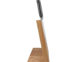 Подставка для ножей магнитная Woodinhome KS002LSON, дуб