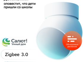 Датчик движения и освещения Sber SBDV-00029 Белый