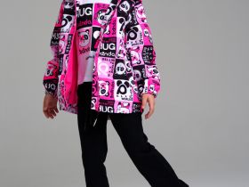 Куртка текстильная с полиуретановым покрытием для девочек (ветровка)