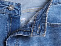 Зауженные джинсы, Синий