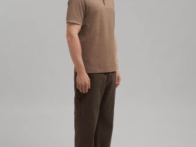 Поло прямого кроя из джерси