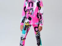 Термокомплект трикот. для девочек: фуфайка (футболка) с длин. рук, брюки для эпизод. использования