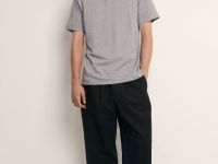 Поло прямого силуэта в полоску