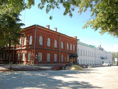 Здание Симбирской мужской классической гимназии, где учился Ленин Владимир Ильич в 1880-1887 гг.