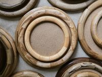 Рамка круглая KK/home, ручная работа, d10, дуб